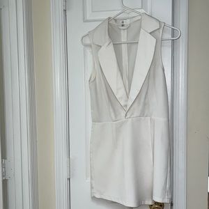 Misguided White Romper